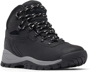 Женские водонепроницаемые походные ботинки Columbia Newton Ridge Plus Amped, Black/Chalk