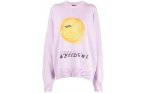 Свитер унисекс розовый WE11DONE