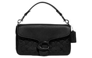 COACH Кожаная сумка трансформер поясная через плечо большая мужская черная