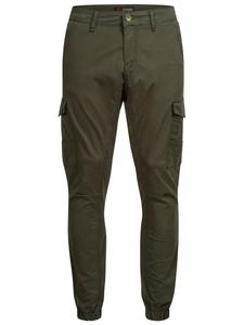 Зауженные брюки-карго Alessandro Salvarini, оливковый