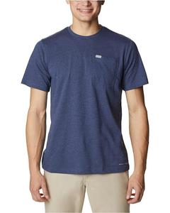 Футболка Columbia Thistletown Hills Pocket, цвет Dark Mountain Heather