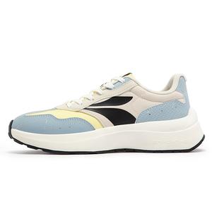 Кроссовки Lifestyle женские с низким верхом, кислородно-голубой/желтый, песочно-желтый 361°