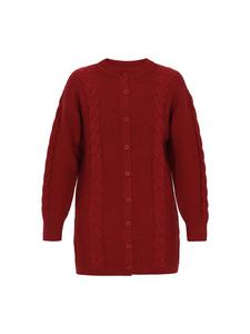 DreiMaster Женский кардиган цвета красного вина