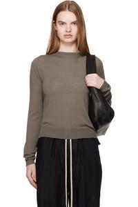 Свитер байкерского уровня Gray Temple Rick Owens, Dust