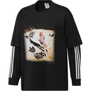 Adidas X KoRn лонгслив Adidas Originals, черный