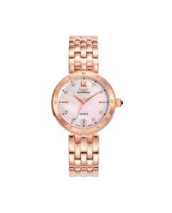 Женские часы со стальным браслетом из коллекции Elle Sandoz, розовый