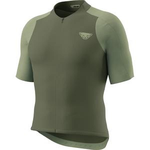 Мужской легкий трикотаж с молнией 1/2 для езды Dynafit, зеленый