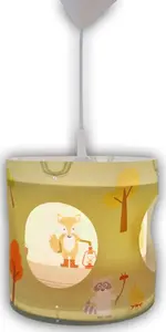 Подвесной светильник Niermann Лесные животные, bunt