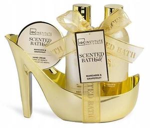 IDC Institute, Набор косметики для ухода за телом и ванны, 3 шт. + контейнер