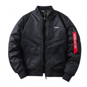Jeep Пилотская куртка унисекс, Black Double-Sided Puffer Jacket
