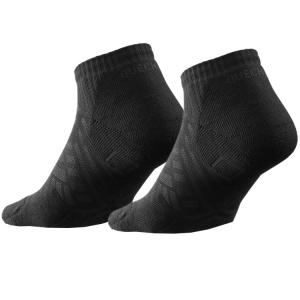 Носочки унисекс 2 пары черные DECATHLON