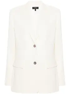 Однобортный пиджак Theory, нейтральный