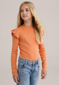 Топ WE Fashion Long sleeved top, Orange