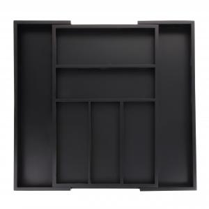 Ящик для столовых приборов Relaxdays, черный