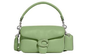 Сумка через плечо Pillow Tabby из кожи, Подушка, Облако, Сумка через плечо, Кроссбоди, Женская сумка зеленый COACH