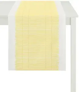 APELT дорожка для стола "3033 Loft Bamboo Mat", (1 шт.) 48х140 см, цвет gelb/weiß