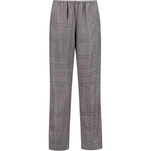 Брюки прямого кроя Monogram Flannel TOTEME, серый