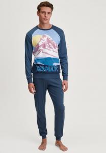 Пижамный комплект Calida SET, Nordic/Royal Blue