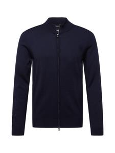 Вязаный кардиган Boss BALONSO, темно-синий