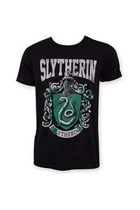 Хлопковая футболка Слизерина Harry Potter, черный