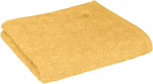 Полотенца РОСС "Вита", (2 шт.), вышитая эмблема РОСС ROSS 50х100 см (2 шт.), цвет sonnengelb