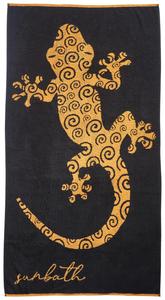 Пляжное полотенце черное 90/180 см Esposa, черный