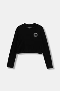 Детский лонгслив Guess, черный