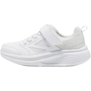 Детские кроссовки для мальчиков с противоскользящим покрытием, устойчивые к истиранию и отскоку, с низким верхом, для повседневной носки Skechers Kids, белый