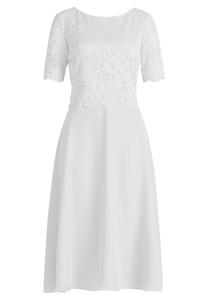 Платье Vera Mont Cocktail mit Spitze, цвет Rohweiß
