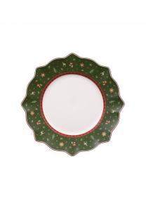 Тарелка Villeroy & Boch Toy's Delight, 28,4 см, зеленый/белый