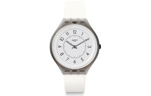 SWATCH Unisex 40mm White Watch SVUM101