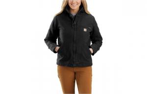 Пуховая куртка свободного кроя для женщин Carhartt, черный