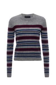 Мой свитер Crew в серую полоску Le Superbe, серый