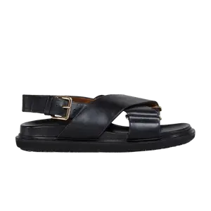 Сандалии Marni Wmns Fussbett Criscross Sandals Black, черный