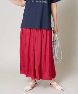 Легко стираются/просты в уходе: свободные брюки со сборками Avv, цвет Red