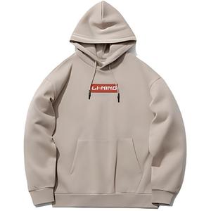 LINING Спортивная мода коллекция свитшот unisex khaki