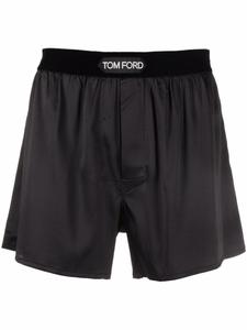 TOM FORD боксеры с нашивкой-логотипом, черный