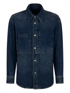 Рубашка с карманом Wooyoungmi, синий