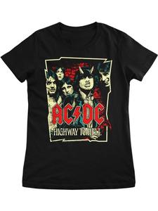 Футболка Highway To Hell Girly Tee AC/DC, черный