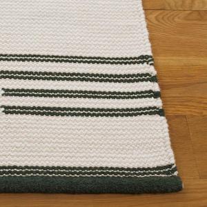 Ковер SAFAVIEH, 69 x 244 см, Kenya Collection, Sage Green & Ivory, ручной работы из шерсти, идеально для гостиной, коридора, прихожей, холла, спальни (KNY280W)