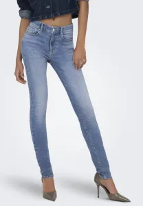 Royalpower hohe taille jeans skinny fit Only, Light Blue Denim