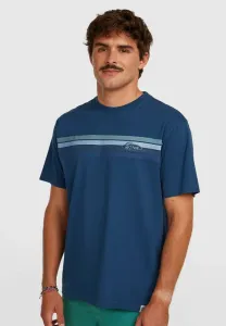 Оригинальные футболки с полосками на передней части, футболка с коротким рукавом и принтом O'Neill, English Evening