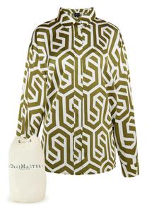 Блуза DreiMaster Klassik, оливковый