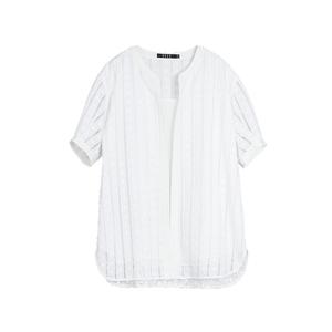 ELLE Футболка Women's White Crew Neck Moderate