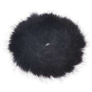 Резинка для волос faux scrunchie haargummi mit fell Soho, schwarz, количество 1 шт.