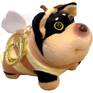 Bee Puppy, креативная нишевая милая мультяшная брелок-кукла плюшевый кулон, высота 11см JINBANG
