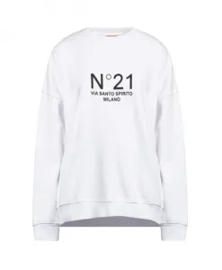 Стильные худи белого цвета из хлопка. N21, белый