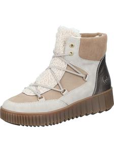 Женские ботинки Rieker комбинированные на толстой подошве, мультиколор