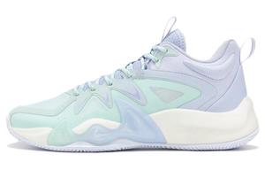 XTEP War Mastiff 3.5SE баскетбольные кроссовки мужские низкие зеленые/синие