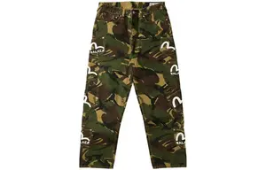 Футболка X Evisu Denim Jean PALACE, армейский зелёный